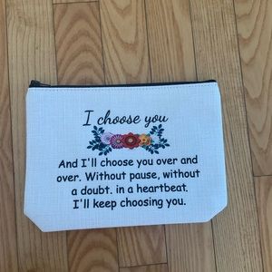 Beautiful cosmetic bag